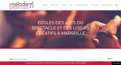 Desktop Screenshot of melodie7.fr