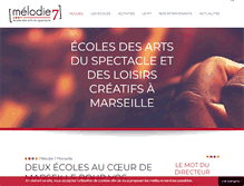Tablet Screenshot of melodie7.fr